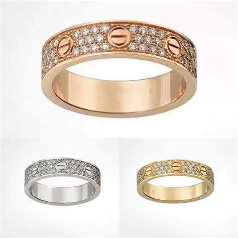 cartier love ring dupe dhgate|cartier dupe rings real.